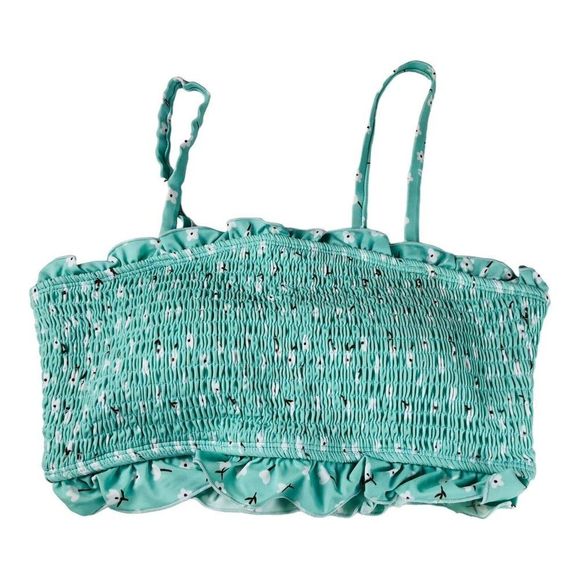 nwt Women's Floral Spaghetti Strap Bikini Bathing Suit 2 Piece Swimsuits Med - Picture 2 of 6